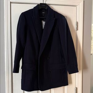 Express Women's Navy Blazer Coat